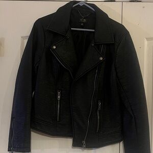 Nicole Black Leather Jacket